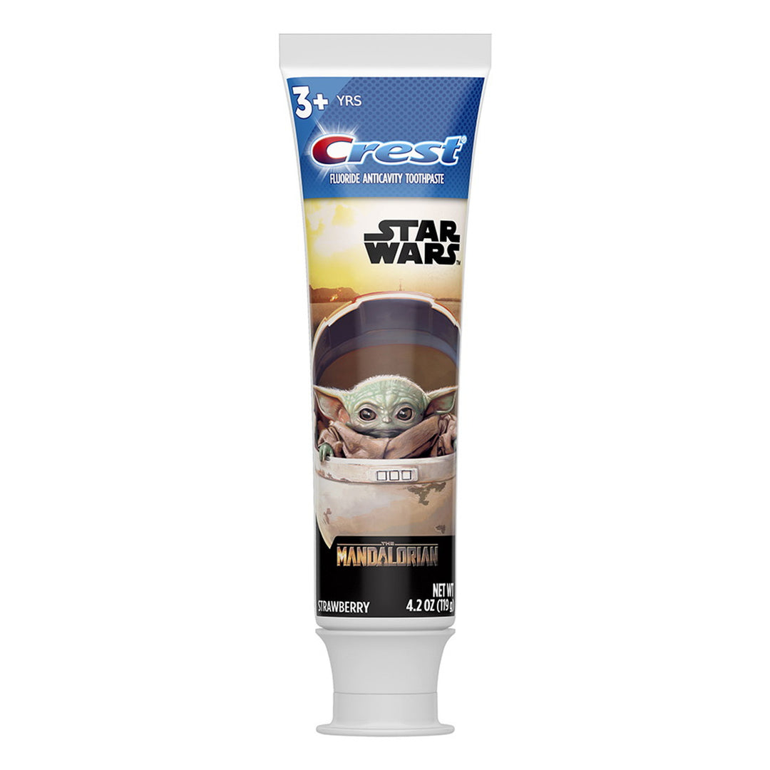 Crest Fluoride Anticavity Toothpaste Strawberry - 119g | كريست معجون أسنان بالفلور للأطفال - 119 غرام