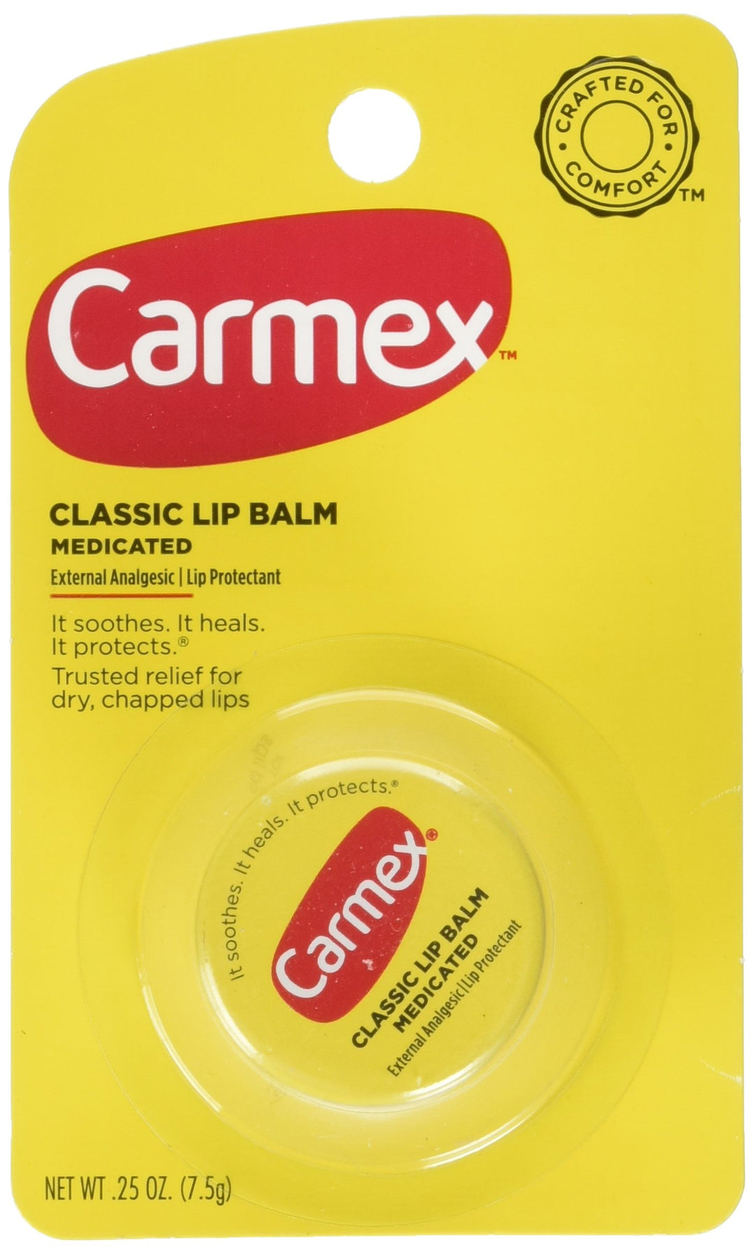 Carmex Classic Lip Balm Medicated - 7.5g | كارمكس مرطب شفاه كلاسيكي طبي - 7.5 غرام