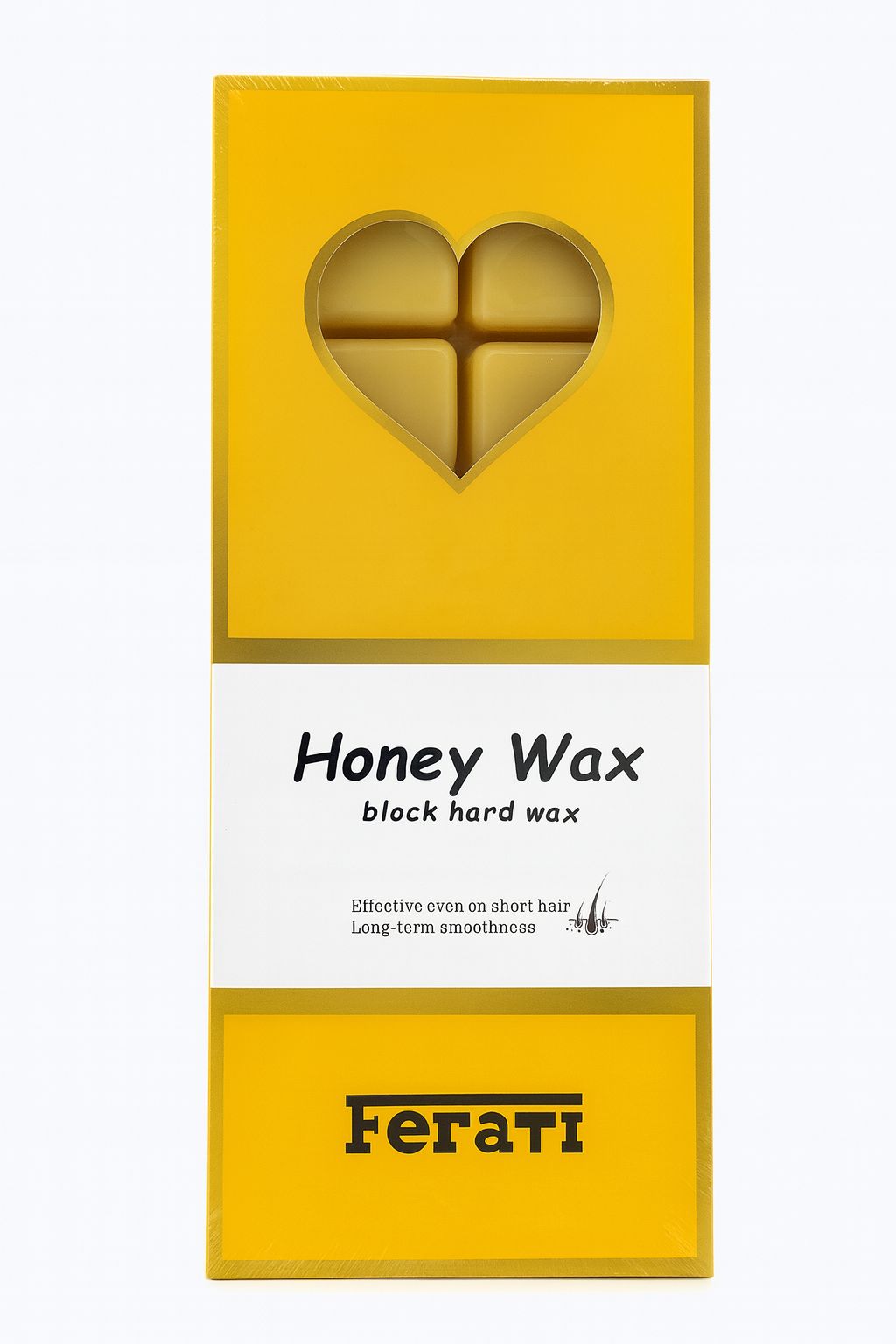Ferati Honey Wax Block Hard Wax - 500g| فيراتي شمع ازالة الشعر بالعسل -500 غرام