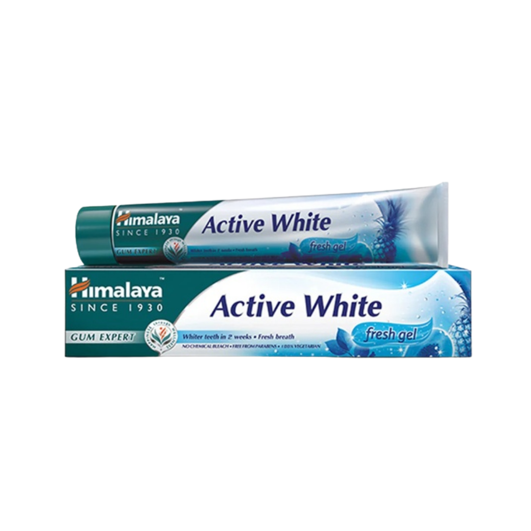 himalaya Active White Fresh Gel - 100ml | هيمالايا معجون أسنان وايت فريش - 100 مل