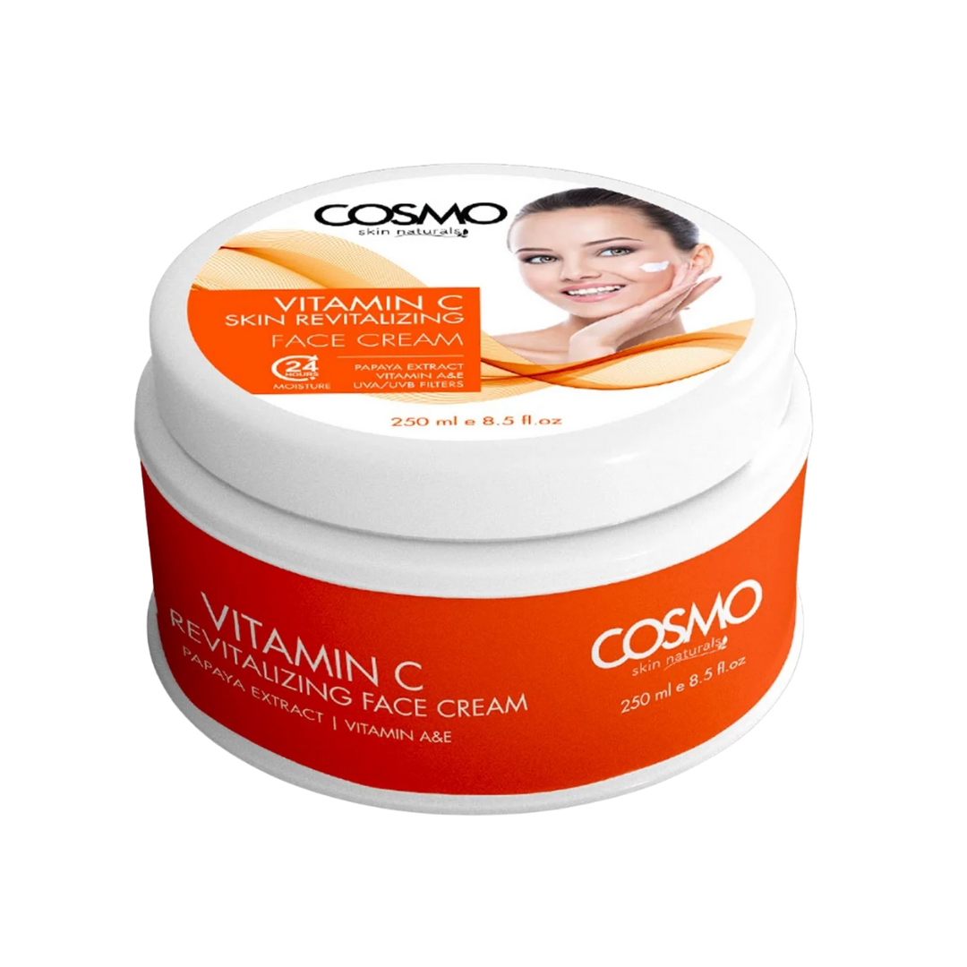 COSMO Vitamin C Skin Revitalizing Face Cream - 250ml | كوزمو كريم فيتامين سي - 250 مل
