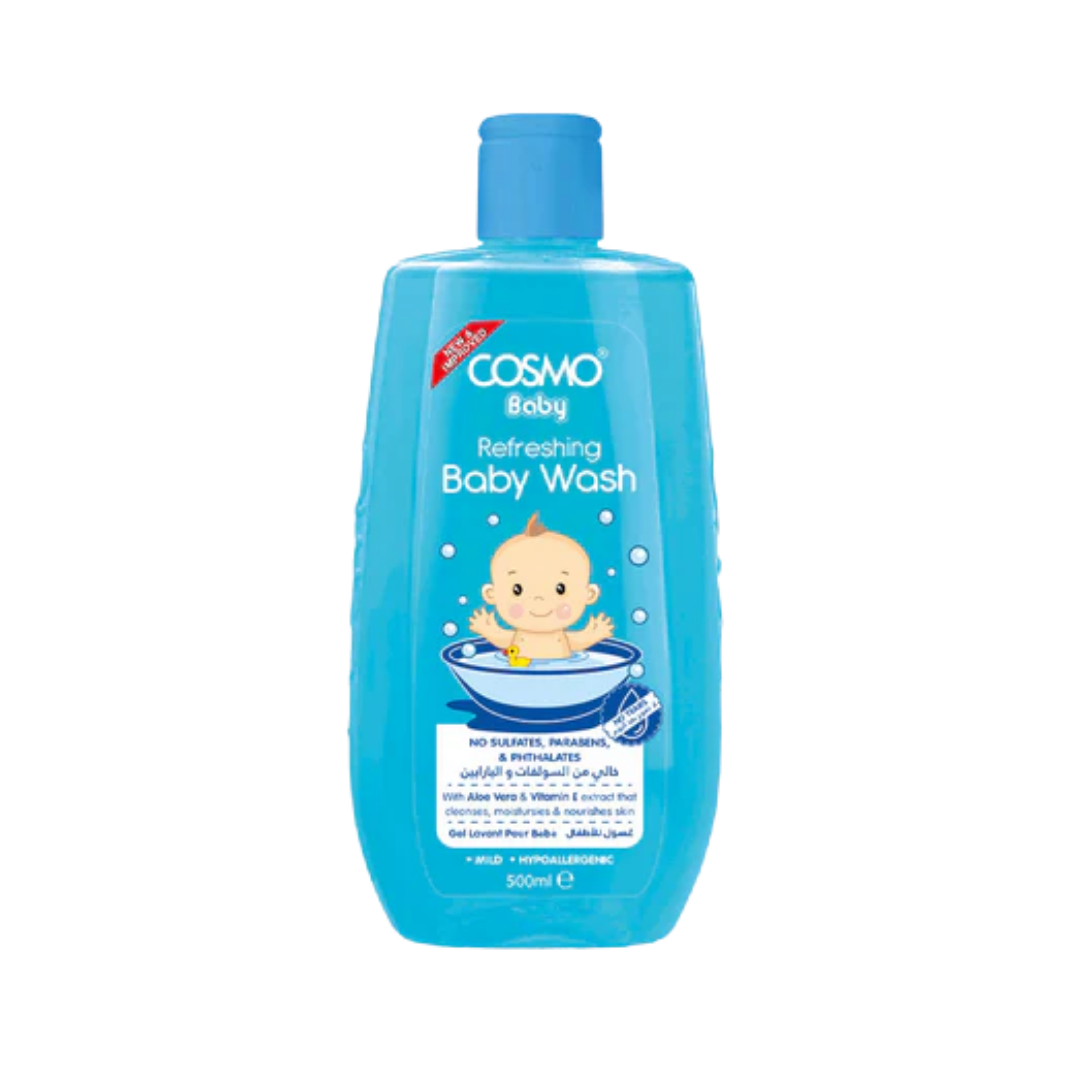 COSMO Refreshing Baby Wash - 500ml | كوزمو غسول للأطفال - 500 مل