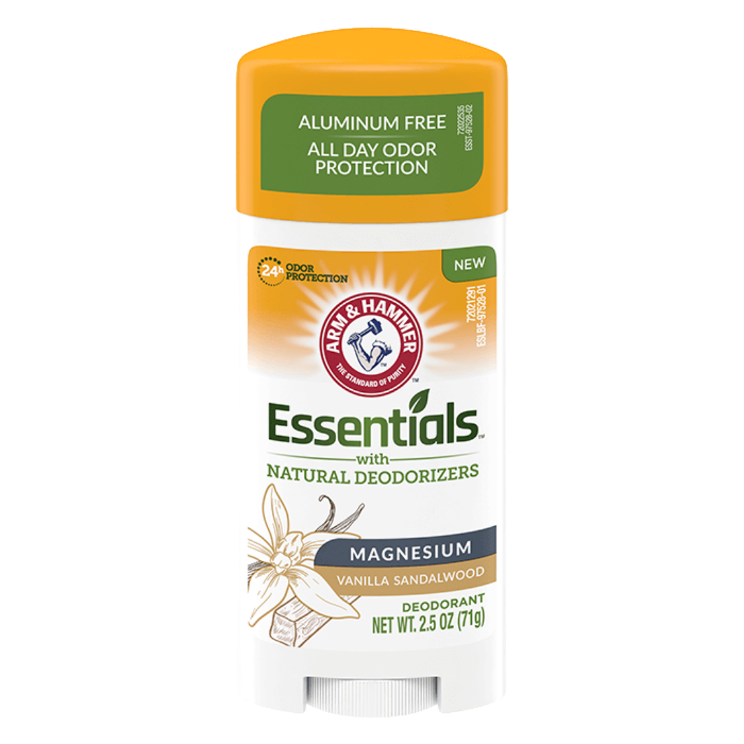 ARM HAMMER Essentials Deodorant with Magnesium Vanilla Sandalwood - 71g | ارم اند هامر مزيل تعرق ستيك برتئحة الفانيلا - 71 غ