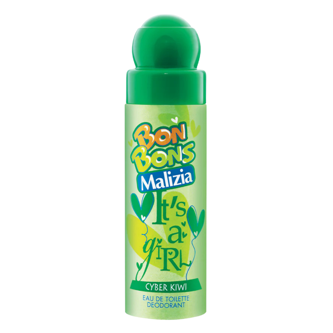 Malizia Bon Bons Deodorant - 75ml | ماليزيا بخاخ مزيل تعرق للأطفال برائحة الكيوي - 75 مل
