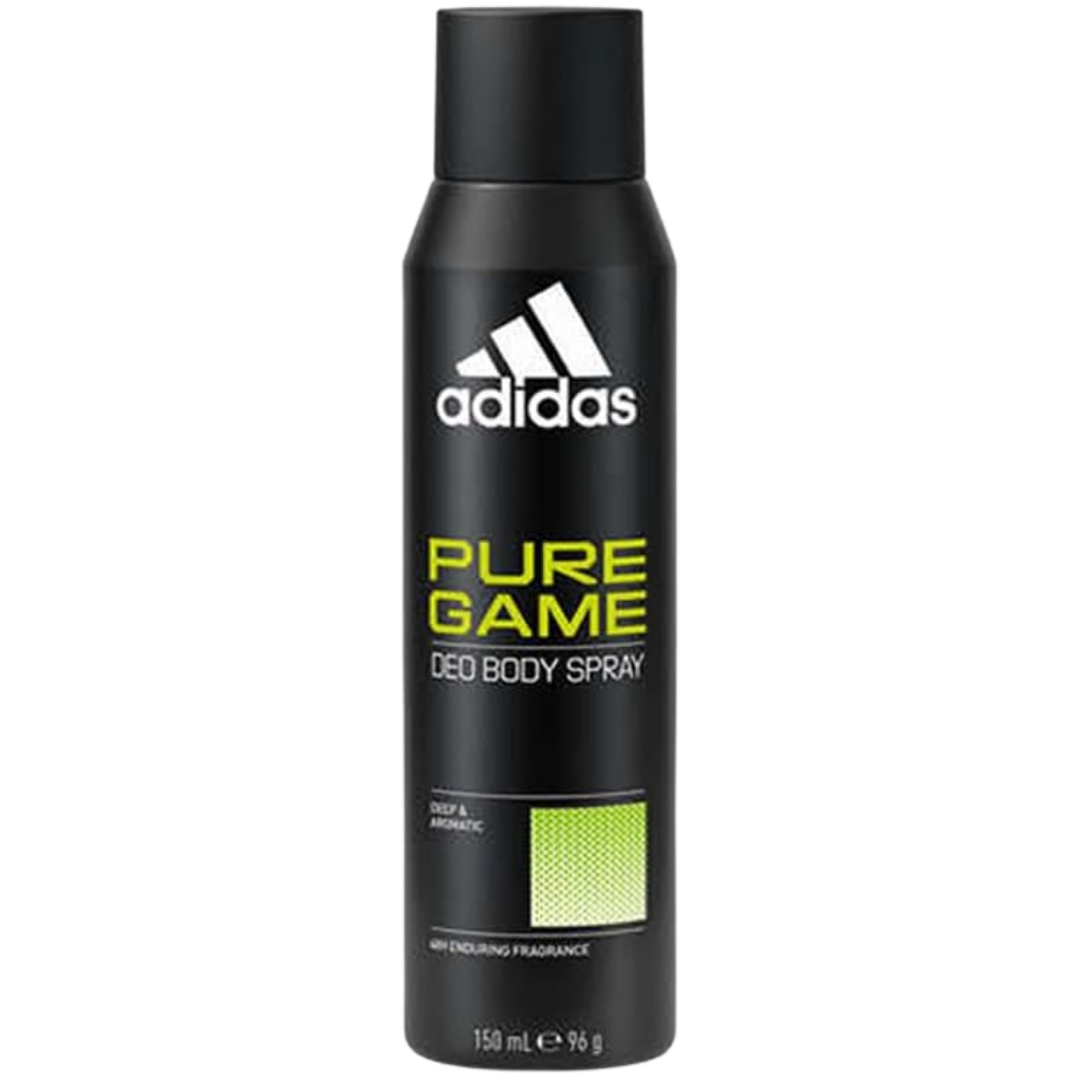 adidas Pure Game Deodorant Body Spray -150ml | اديداس بخاخ مزيل تعرق للرجال - 150 مل