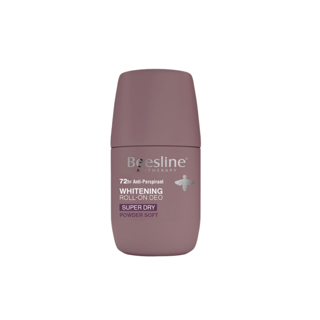 Beesline Whitening Roll-On Deo - Super Dry - Powder Soft for Women - 50ml | بيزلين رول اون مفتح و مضاد للتعرق - 50 مل
