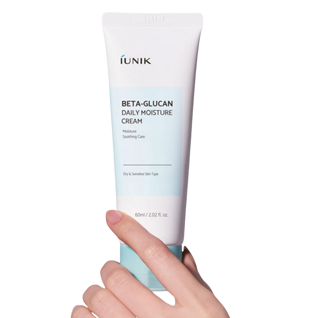 IUNIK Beta-Glucan Daily Moisture Cream - 60ml | ايونيك مرطب بيتا غلوكان يومي للوجه - 60 مل