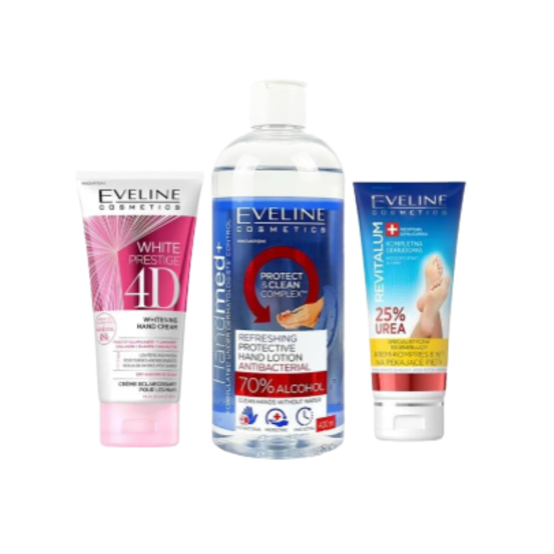 EVELINE -Set Intensive Hand & Crae collection | ايفلين مجموعة للعناية باليدين
