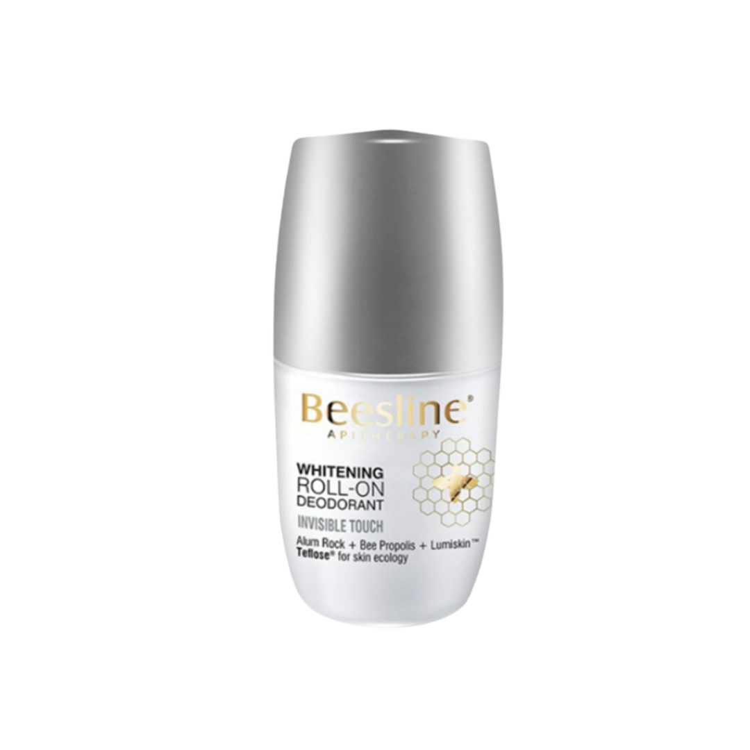 Beesline Whitening Roll-On Deodorant - Invisible Touch - 50ml | بيزلين رول اون مزيل تعرق و يفتح الجلد - 50 مل