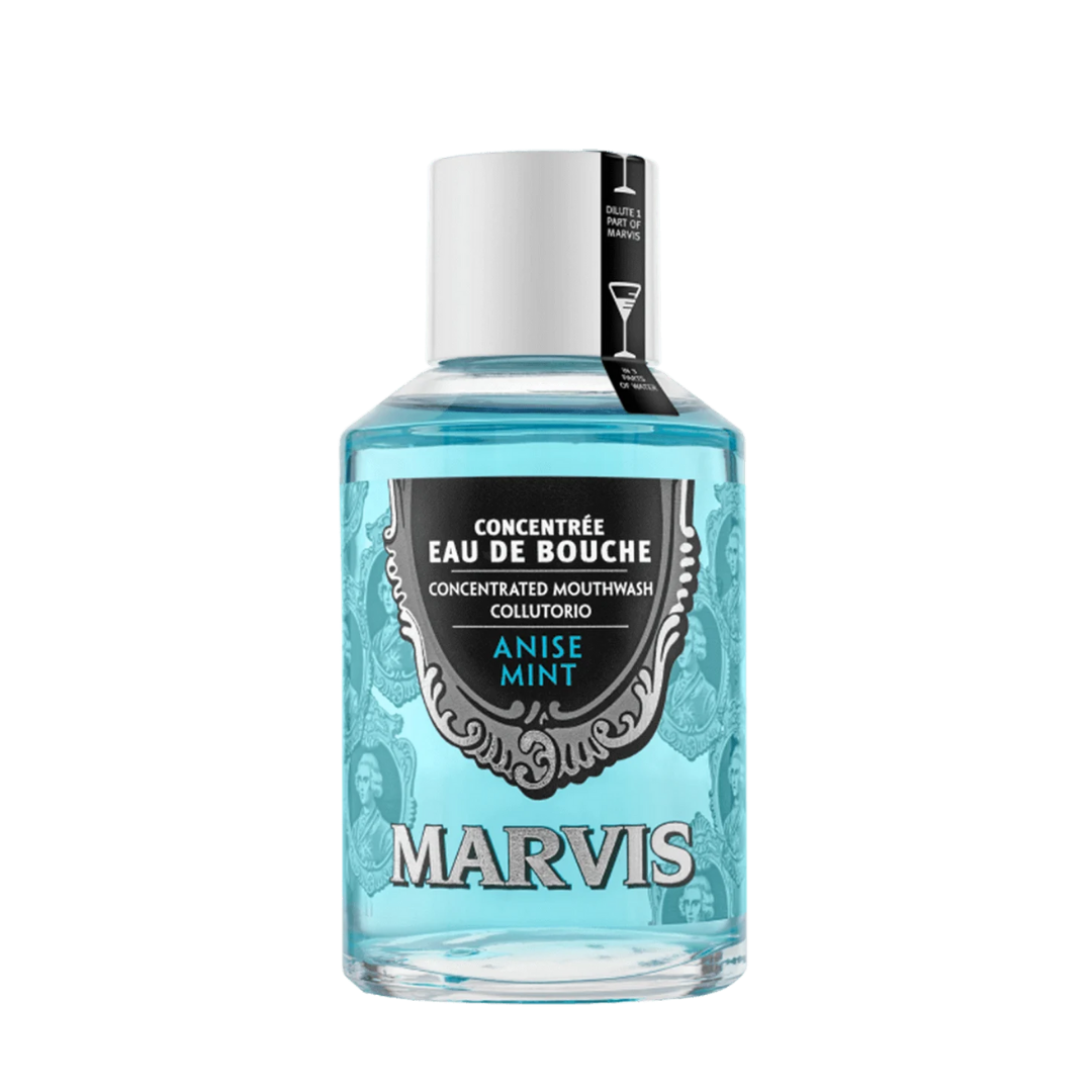MARVIS Concenttrated Mouthwash Anise Mint - 120ml | مارفيس غسول الفم بنكهة اليانسون و النعناع - 120 مل