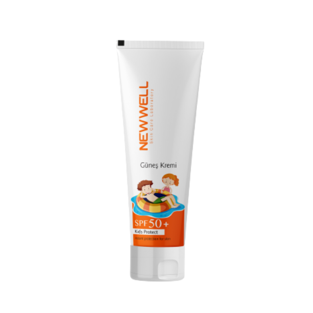 NEW WELL SPF50 Suncreen Cream - 50ml | نيو ويل كريم واقي شمسي للأطفال spf50 - 50 مل