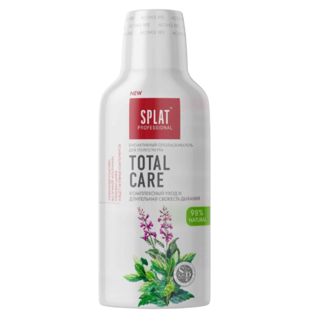 Splat Bio-Active Mouthwash Total Care - 275ml | سبلات غسول الفم عناية شاملة وانتعاش طبيعي يدوم - 275 مل