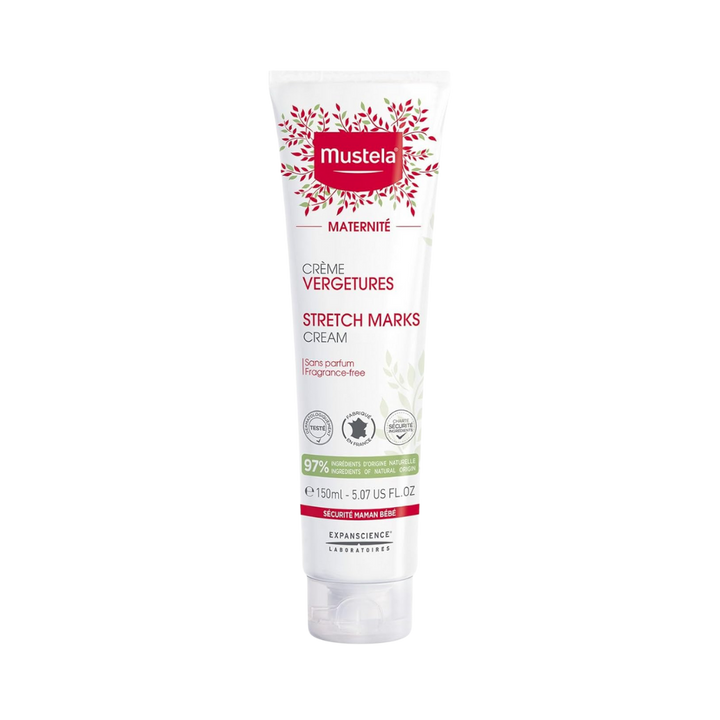 Mustela Stretch Marks Cream - 150ml |  كريم موستيلا لعلاج علامات التمدد – 150 مل