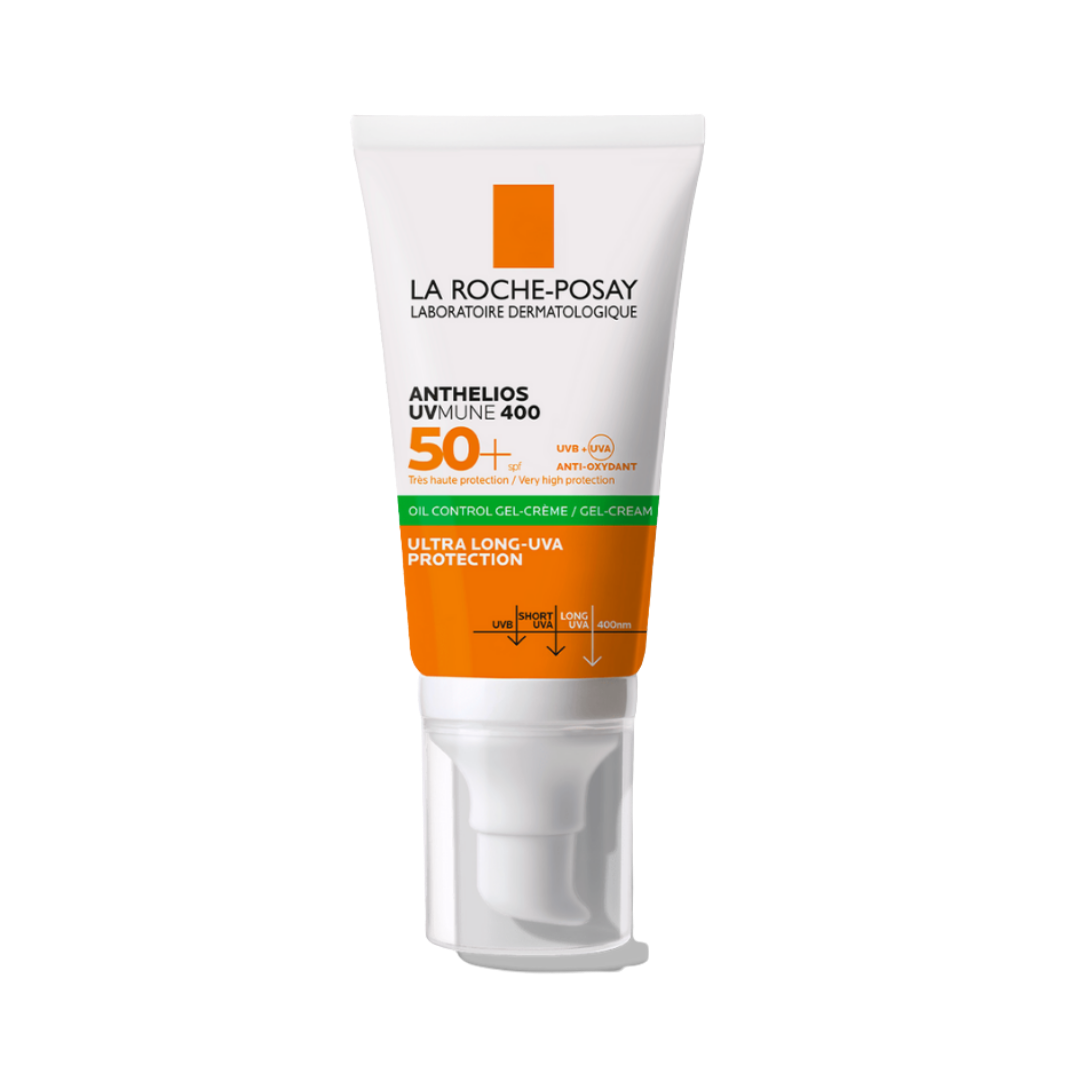 LA ROCHE-POSAY Innovation Anthelios Uvmune 400 Oil Control Gel Cream SPF50 - 50ml | لاروش بوزيه واقي شمسي بعامل حماية 50 - 50 مل