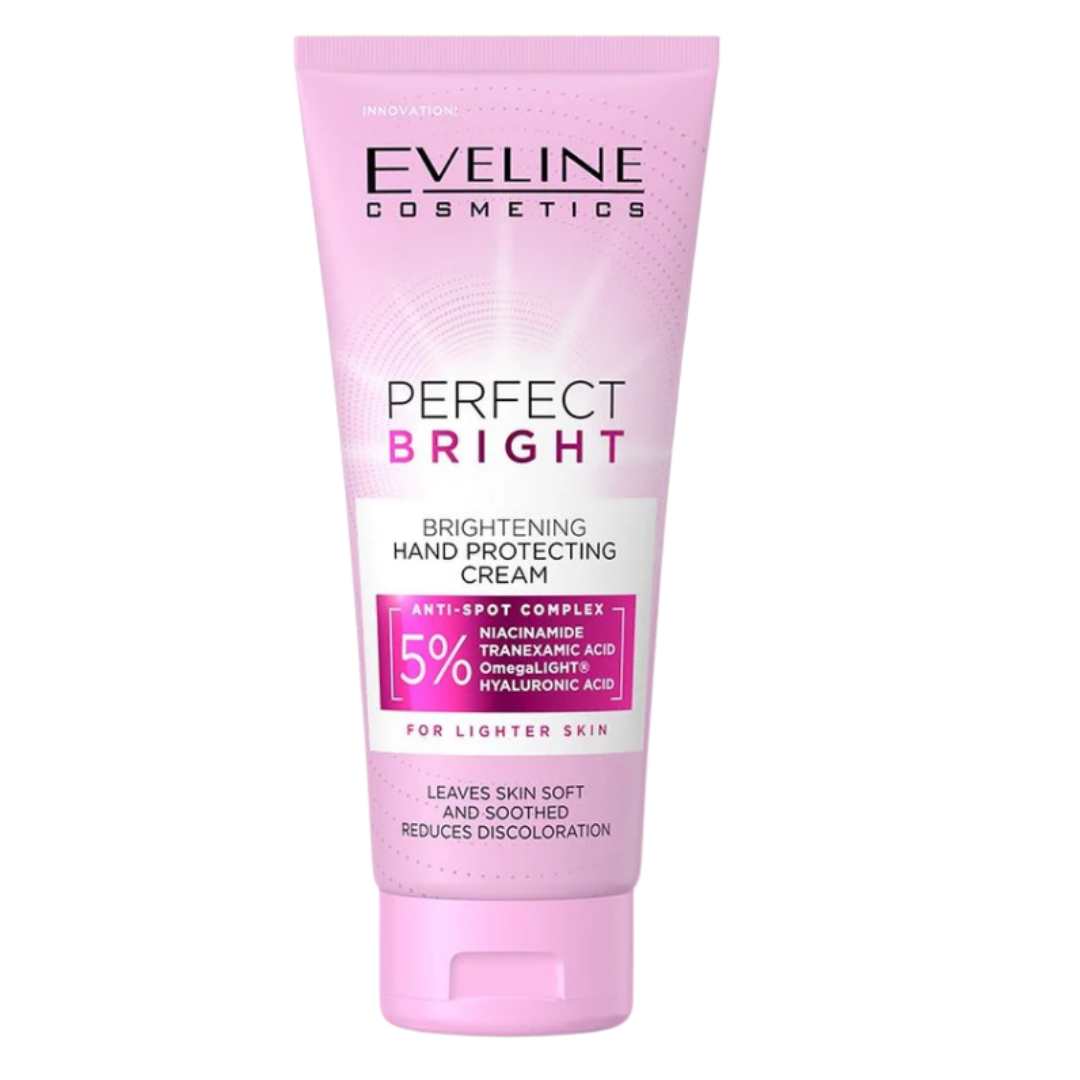 Eveline Perfect Bright Brightening Hand Protecting Cream - 100ml | ايفلين كريم مفتح لليدين - 100 مل