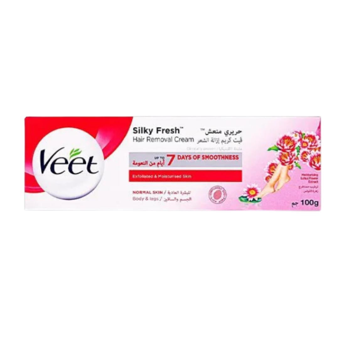 Veet Silky Fresh Hair Removal Cream - 100g | فيت كريم ازالة الشعر - 100 غرام
