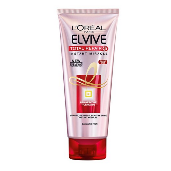 L’Oreal Elvive Total Repair Instant Miracle Cream - 200ml | لوريال الفيف توتال ريبير كريم العلاج الفوري 200 مل