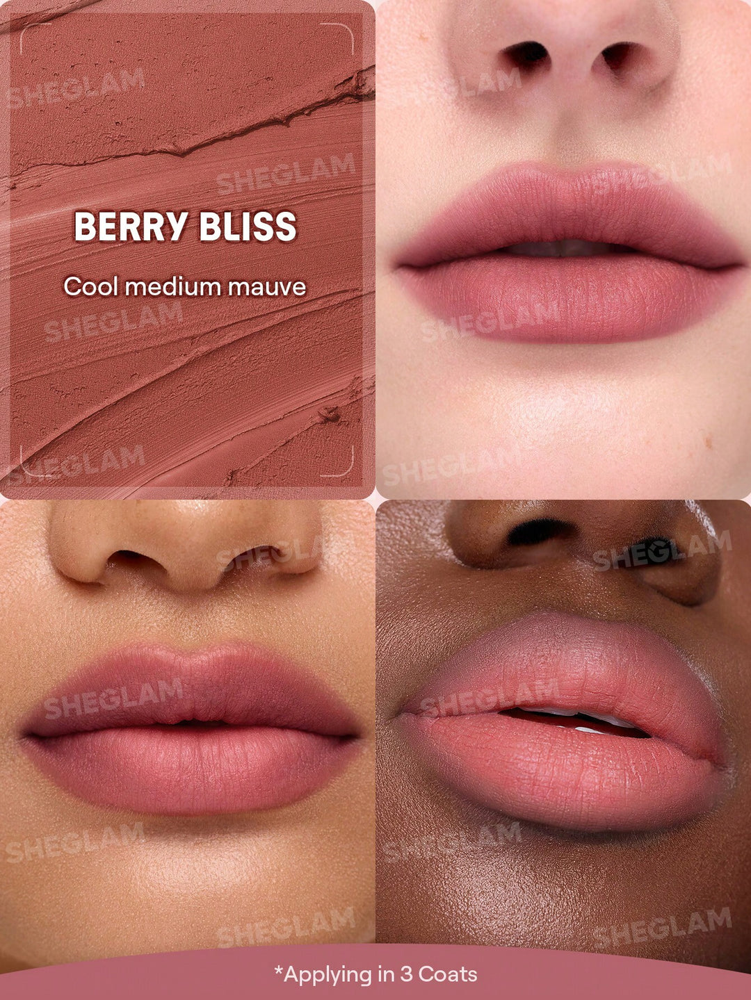 SHEGLAM Bounce Putty Pocket Lip Pot-Sangria Slay - 3.5g | شيكلام أحمر شفاه بوكيت ليب بوت - 3.5 غ
