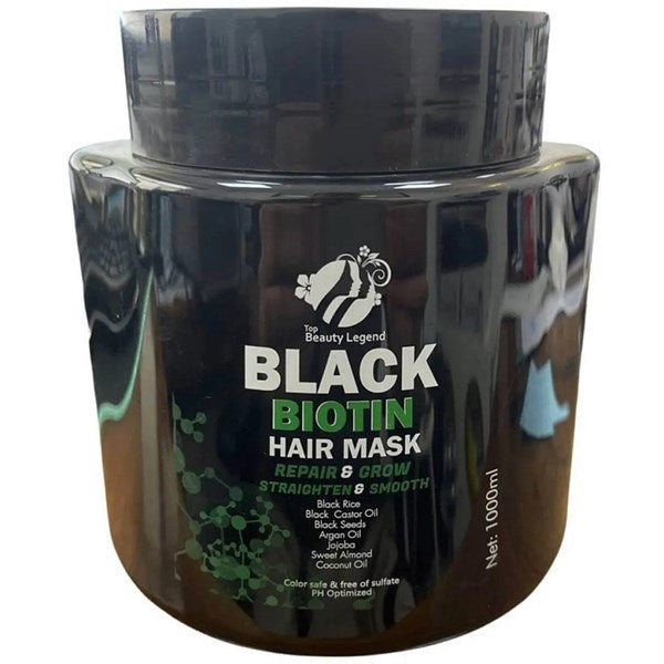 Top Beauty Legend Black Biotin Hair Mask _ 1000ml | اسطورة الجمال ماسك للشعر - 1000 مل