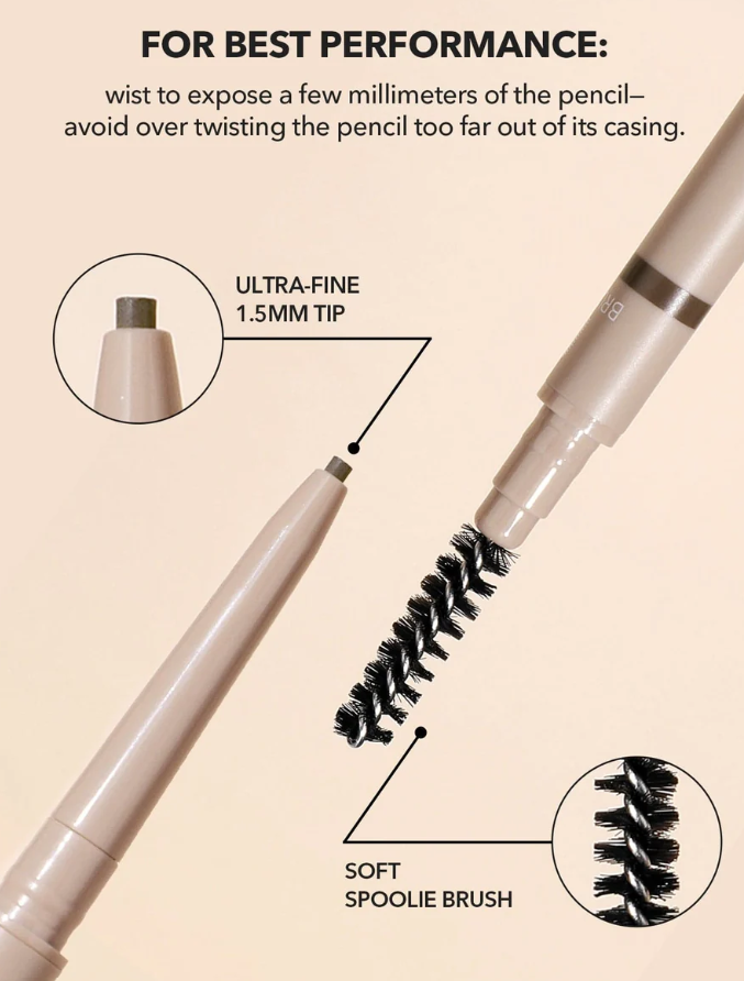 Sheglam Insta-fill Brow Pencil - Dark Brown | شيكلام قلم تحديد الحواجب بلون بني غامق