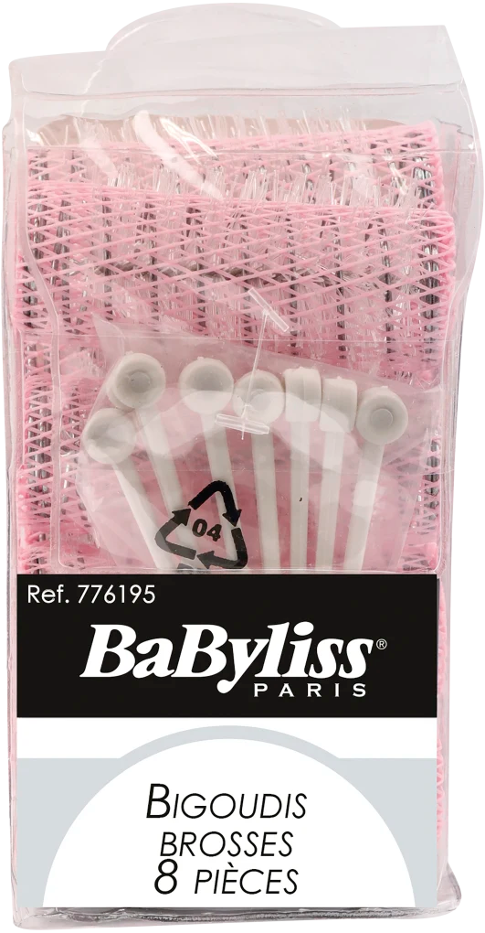 BaByliss Bigoudis Brosses x8 | بيبي ليس رول الشعر اللاصق x8