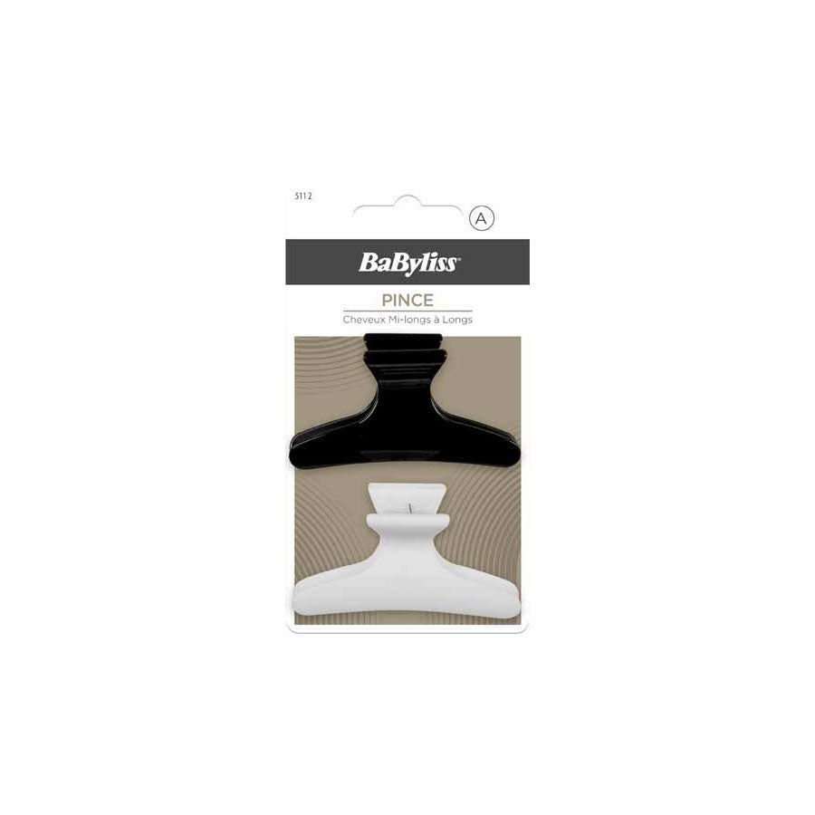 BaByliss HAIR CLIPS - 2pcs | بيبي ليس ملاقط شعر - 2 قطعة