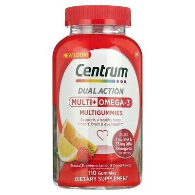 Centrum Multi + Omega-3 Multigummies - 110gummies