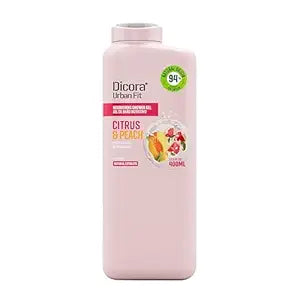 Dicora Urban Fit Vitamin C Citrus & Peach shower gel for all skin types - 400ml | ديكورا سائل استحمام بفيتامين سي والخوخ - 400 مل