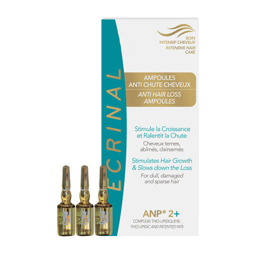 ECRINAL Anti Hair Loss Ampoules - 8x5ml | اكرينال امبولات لعلاج تساقط الشعر - 8x5 مل