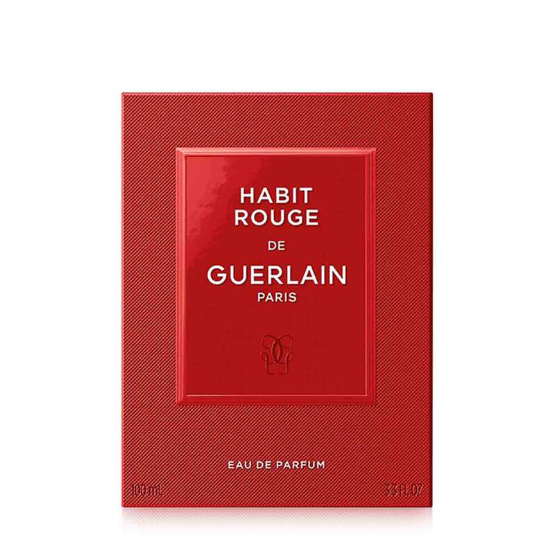 Guerlain Habit Rouge EDP - 100ml | عطر غيرلان هابيت روج أو دو بارفيوم للرجال - 100 مل