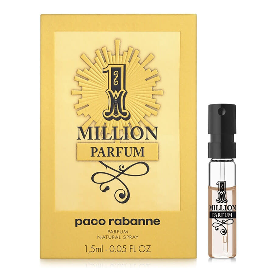 Paco Rabanne Sample 1 Million Parfum - 1.5 ml | باكو رابان عينة عطر وان مليون برفان للرجال - 1.5 مل