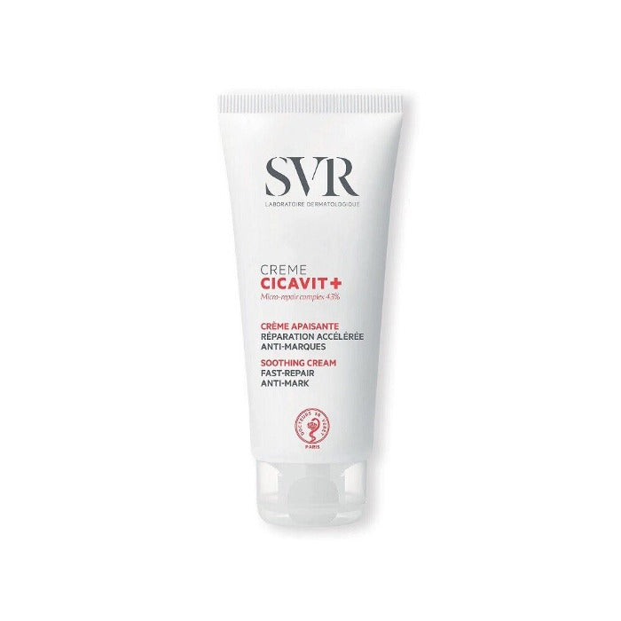SVR Cicavit+ Creme Soothing Cream Fast-Repair Anti-Mark - 100ml | اس في ار كريم مرمم للبشرة مضاد للعلامات - 100 مل