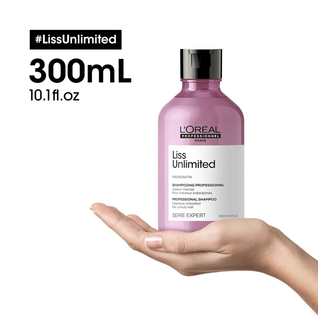 L'Oreal Liss Unlimited Prokeratin Shampoo - 300ml | لوريال شامبو الكيراتين - 300 مل