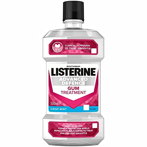 Listerine Advanced Defence Gum Treatment Mouthwash - 500ml | ليسترين غسول للفم لحماية اللثة - 500 مل