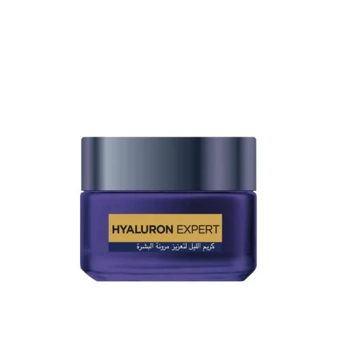 L’Oreal Hyaluron Expert Night Cream - 50ml | لوريال كريم ليلي بالهيالورونيك اسيد - 50 مل