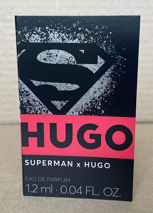 HUGO BOSS Sample hugo x superman edp - 1,2ml | هيوكو بوس عينة عطر إكس سوبرمان للرجال - 1,2 مل