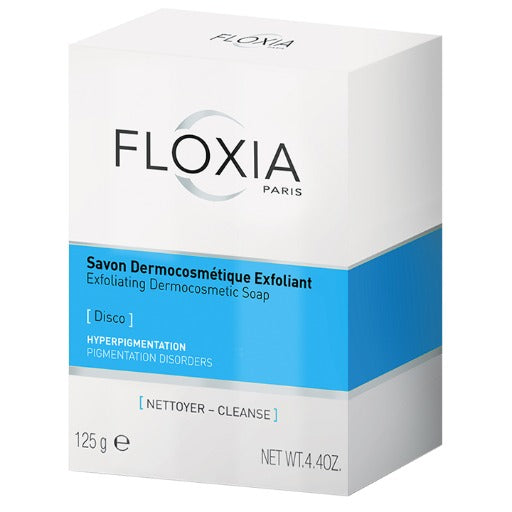 Floxia Exfoliating Dermocosmetic Disco Soap For Blemished Skin - 125g | فلوكسيا صابونة مقشرة للبشرة التي تعاني من العيوب - 125 غرام