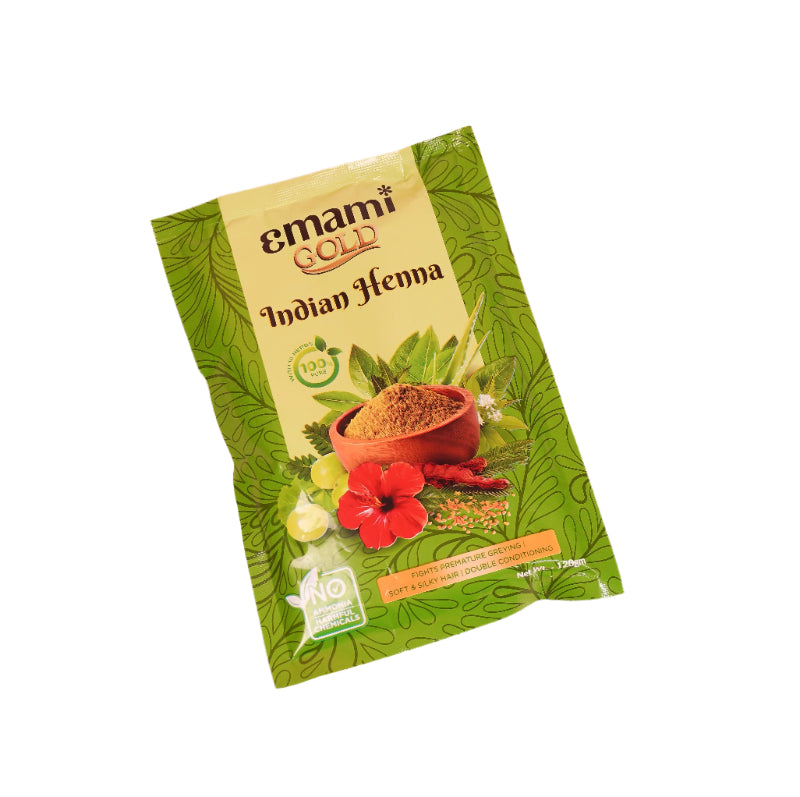 Kesh King Emami Gold Indian Henna - 120g | كيش كينج حناء للشعر - 120 غرام
