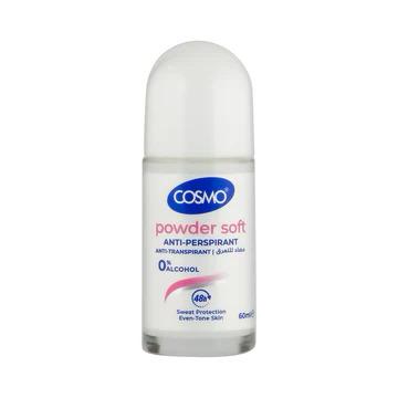 COSMO 0% Alcohol Anti-Perspirant 48h - 60ml | كوزمو مزيل تعرق رول اون 0% كحول - 60 مل