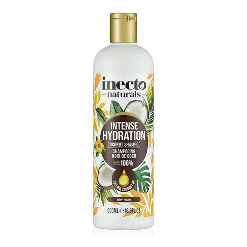 inecto natural Intense Hydration Coconut Shampoo - 500ml | إنكتو شامبو بجوز الهند للشعر الجاف - 500 مل