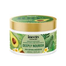 inecto natural Miracle Hair Mask Deeply Nourishing - 300ml | إنكتو ماسك مرطب و مغذي للشعر بزيت الأفوكادو - 300 مل