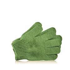 The Body Shop Bath Gloves Green | ذا بودي شوب قفازات الاستحمام