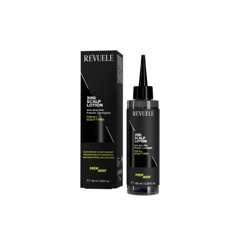 Revuele Lotion for the scalp 3 in 1 - 100ml | ريفويل لوشن لفروة رأس الرجال 3 في 1 - 100 مل