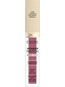 EVELINE Wonder Match Creamy Liquid Matt Lipstick - 6.8ml | ايفلين أحمر شفاه مات - 6.8 مل