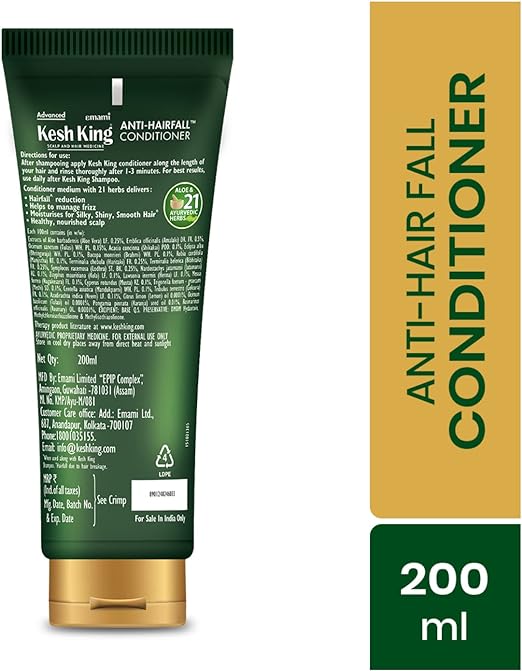 Kesh King Anti-Hairfall Conditioner - 200ml | كيش كينغ بلسم ضد تساقط الشعر - 200 مل