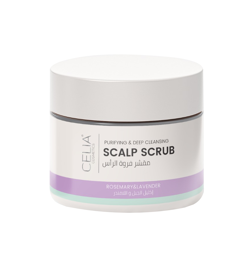 CELIA Scalp Scrub Rosemary & Lavender - 215g | سيليا مقشر لفروة الرأس بالروزماري و اللافندر - 215 غرام
