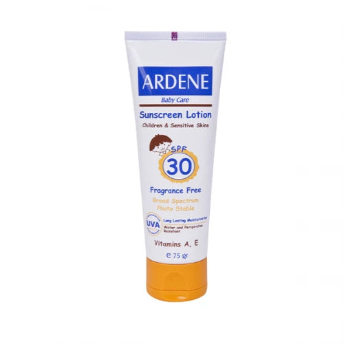 Ardene SunScreen Spf30 Lotion For Children & Sensitive Skin - 75g | اردن لوشن واقي شمسي spf 30 للاطفال و البشرات الحساسة - 75 غرام