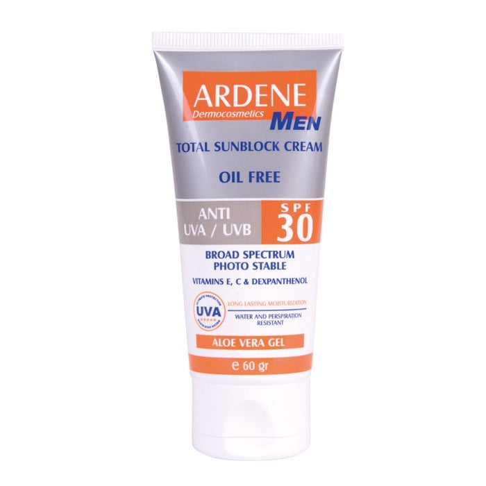 Ardene Men's sunscreen SPF30 - 60g | اردن كريم واقي شمسي للرجال SPF30 - 60 غرام