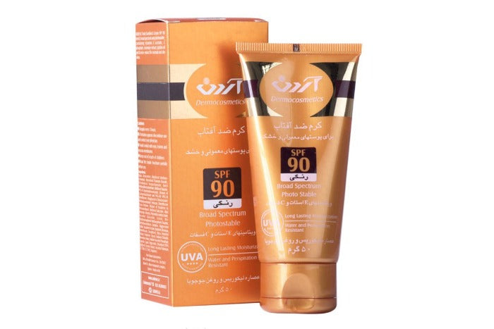 Ardene Total Sunblock Cream Spf90 Tinted - 50ml | اردن واقي شمسي مع لون spf90 - 50 مل