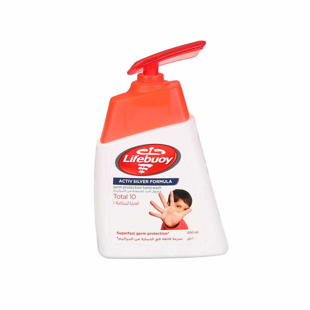 Lifebuoy Hand Wash Total 10 - 200ml | لايفبوي صابون سائل لليدين -200 مل